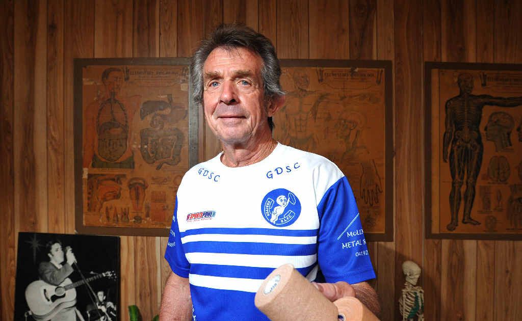 Grafton Ghosts head trainer and strapper Kerry Godwin is surprised how few serious injuries occur in rugby league. Grafton Ghosts head trainer and strapper Kerry Godwin is surprised how few serious injuries occur in rugby league.