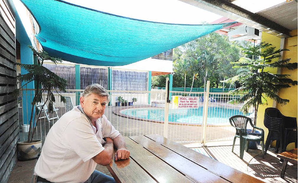 John Hayes from Fraser Roving Backpackers on the Torquay Esplanade is hopeful the backpacker industry will pick up in Hervey Bay. John Hayes from Fraser Roving Backpackers on the Torquay Esplanade is hopeful the backpacker industry will pick up in Hervey Bay.