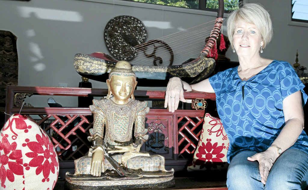 Vicky Mann, owner of Bijou Fine Art in Federal, has a passion for Burma, its people and the lacquer ware and teak furniture made there. Vicky Mann, owner of Bijou Fine Art in Federal, has a passion for Burma, its people and the lacquer ware and teak furniture made there.