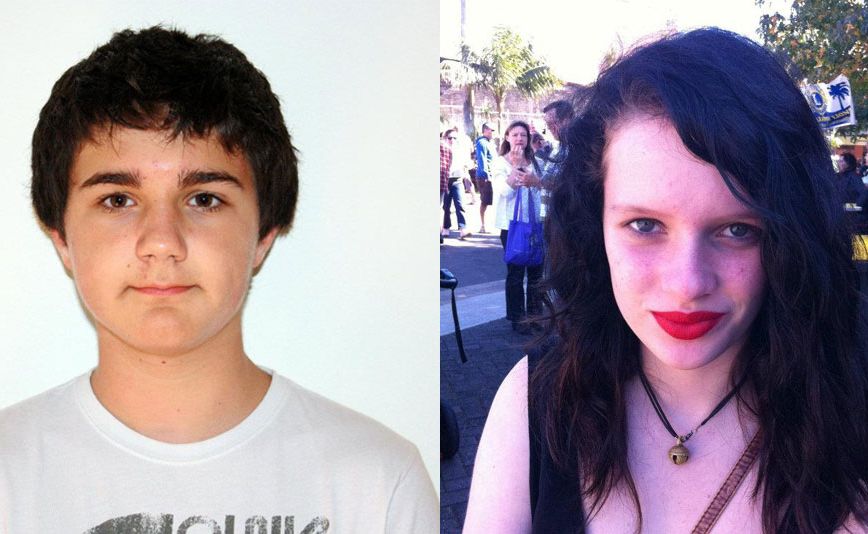 Lucas Bollard and Sophie McGregor, both aged 14, have not been since they left their Botany homes on the weekend. Lucas Bollard and Sophie McGregor, both aged 14, have not been since they left their Botany homes on the weekend.