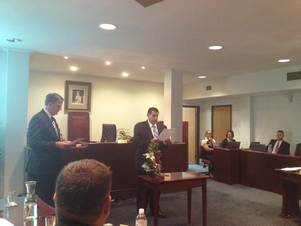 New Bundaberg Regional Council Mayor Mal Forman is sworn in. New Bundaberg Regional Council Mayor Mal Forman is sworn in.