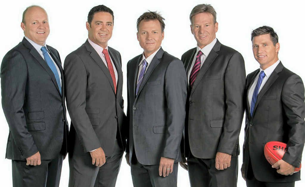 The team of Garry Lyon, Billy Brownless, Sam Newman, James Brayshaw and Shane Crawford. The team of Garry Lyon, Billy Brownless, Sam Newman, James Brayshaw and Shane Crawford.