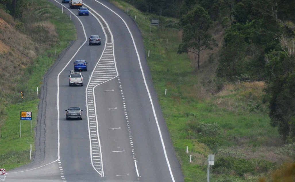 Gympie motorists look like driving at 90km/h on single lanes for a long time yet.