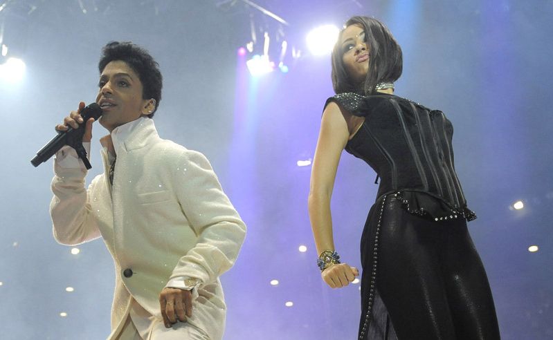Prince performing in Melbourne during his Welcome 2 Australia Tour. Prince performing in Melbourne during his Welcome 2 Australia Tour.