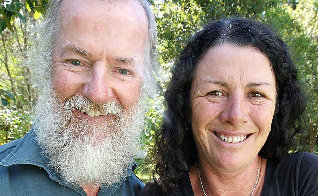 Native bushfood experts Graeme White and Veronica Cougan, of Witjiti Grub Bushfood Nursery, with finger limes. Native bushfood experts Graeme White and Veronica Cougan, of Witjiti Grub Bushfood Nursery, with finger limes.