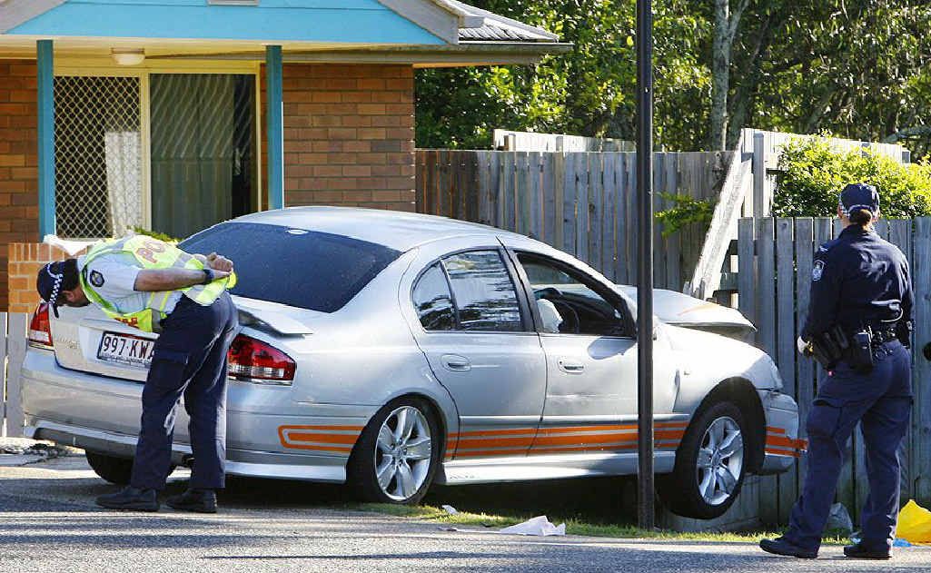 The man who crashed his car into a fence at Brassall after having a heart attack has died. The man who crashed his car into a fence at Brassall after having a heart attack has died.