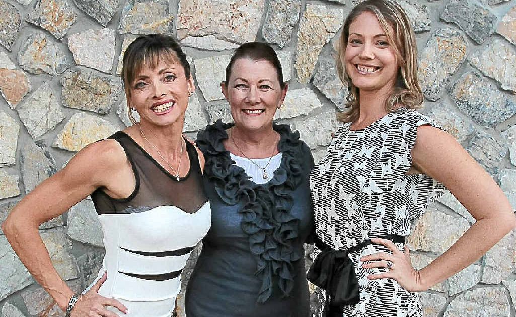 Serena Keenan, centre, with Rita Malone and Lija Primmer. Serena needs models for parades at the Sunshine Coast Show. Serena Keenan, centre, with Rita Malone and Lija Primmer. Serena needs models for parades at the Sunshine Coast Show.