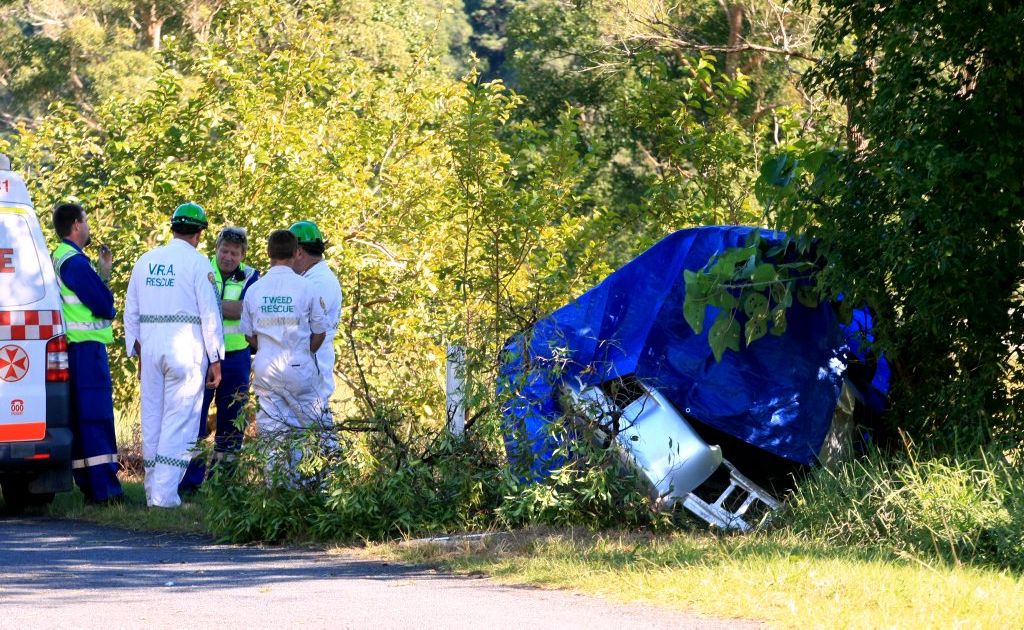 Emergency services investigate the scene of a crash that claimed the life of a 20-year-old man and left two teens injured. Emergency services investigate the scene of a crash that claimed the life of a 20-year-old man and left two teens injured.