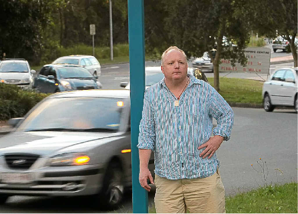 Michael Hornby encouraging drivers to be less selfish on the road on Fatality Free Friday. Michael Hornby encouraging drivers to be less selfish on the road on Fatality Free Friday.