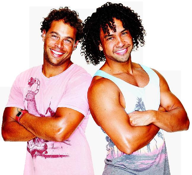 The Amazing Race Australia series 2 contestants Adam and Dane Corowa. 