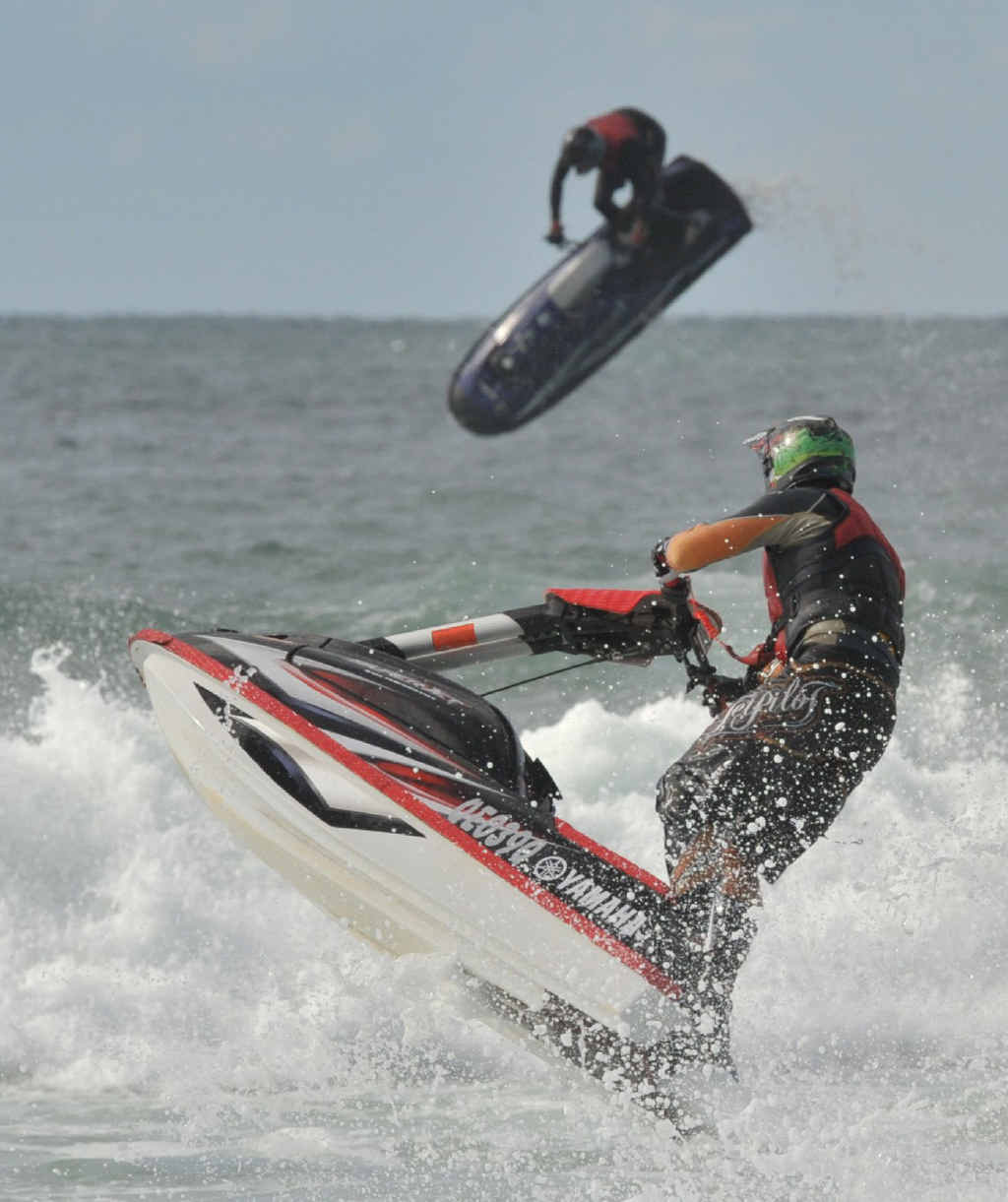 Competitors practice for Queensland’s largest freestyle jet ski event to be held at Mudjimba on June 9-10. Competitors practice for Queensland’s largest freestyle jet ski event to be held at Mudjimba on June 9-10.