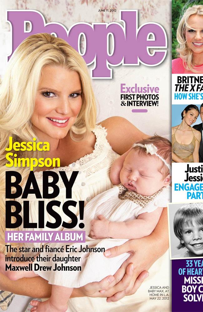 Jessica Simpson with baby Maxwell. Jessica Simpson with baby Maxwell.