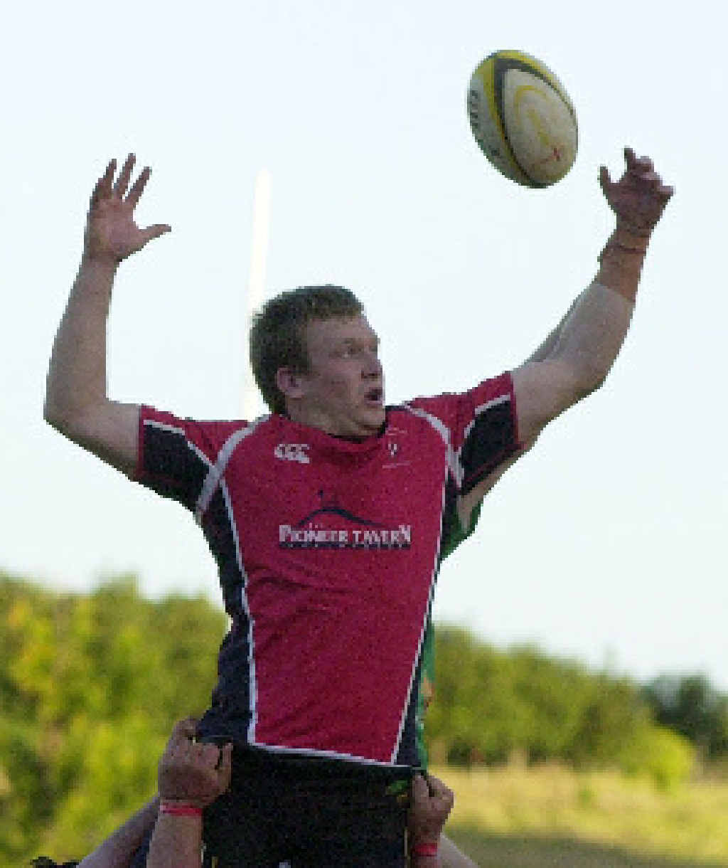 Tim Perkins jumps in a lineout for Wollongbar. Perkins will play for Sydney Sub-Districts against the NSW Country Cockatoos tonight. Tim Perkins jumps in a lineout for Wollongbar. Perkins will play for Sydney Sub-Districts against the NSW Country Cockatoos tonight.