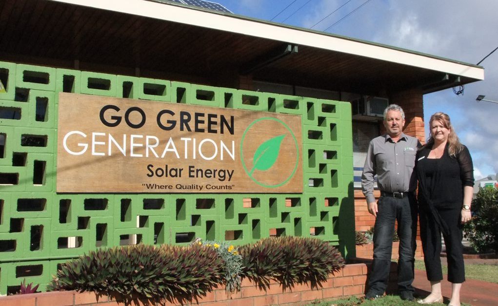 HELP WITH SOLAR: Greg and Kelly Taffe from Go Green Generation said anyone who is experiencing difficulties with solar contractors can contact them and they will assist in anyway they can. Photo: Danielle Lowe / South Burnett Times HELP WITH SOLAR: Greg and Kelly Taffe from Go Green Generation said anyone who is experiencing difficulties with solar contractors can contact them and they will assist in anyway they can. Photo: Danielle Lowe / South Burnett Times