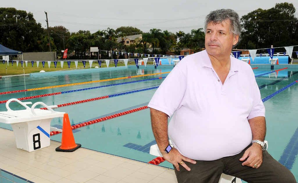 Rainbow Beach Sport and Recreation Club manager Rick Modin has a few other things he wants to include in Rainbow’s new aquatic centre. Rainbow Beach Sport and Recreation Club manager Rick Modin has a few other things he wants to include in Rainbow’s new aquatic centre.