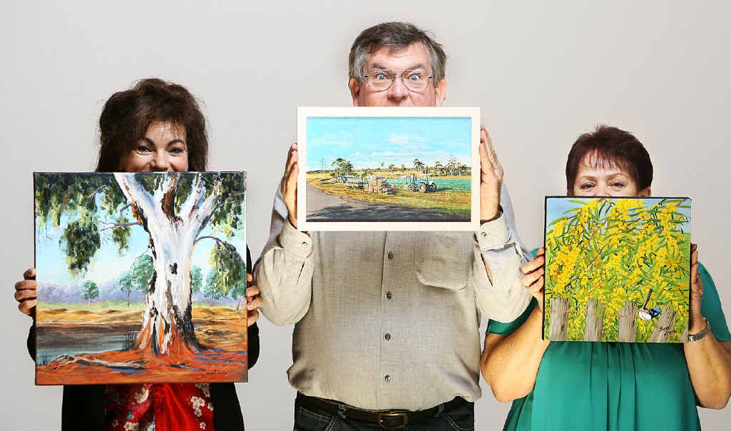 The latest exhibition at the Ipswich Community Art Gallery features works from rural artists such as Bev Rasmussen, Alan Purnell and Judy Litfin. The latest exhibition at the Ipswich Community Art Gallery features works from rural artists such as Bev Rasmussen, Alan Purnell and Judy Litfin.
