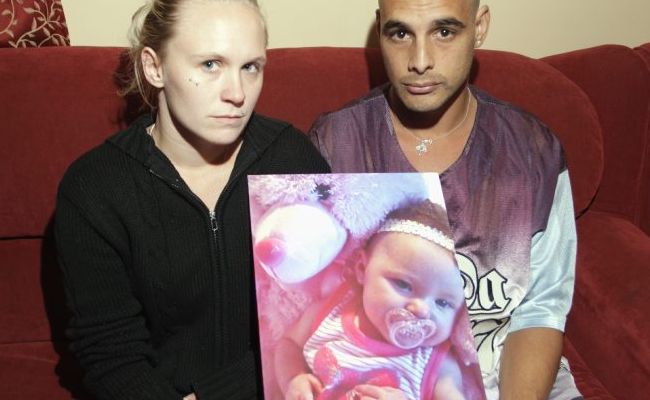 Jaimee Raub and Craig Wright miss their little girl Harmony after she lost her battle with meningoccocal. Jaimee Raub and Craig Wright miss their little girl Harmony after she lost her battle with meningoccocal.