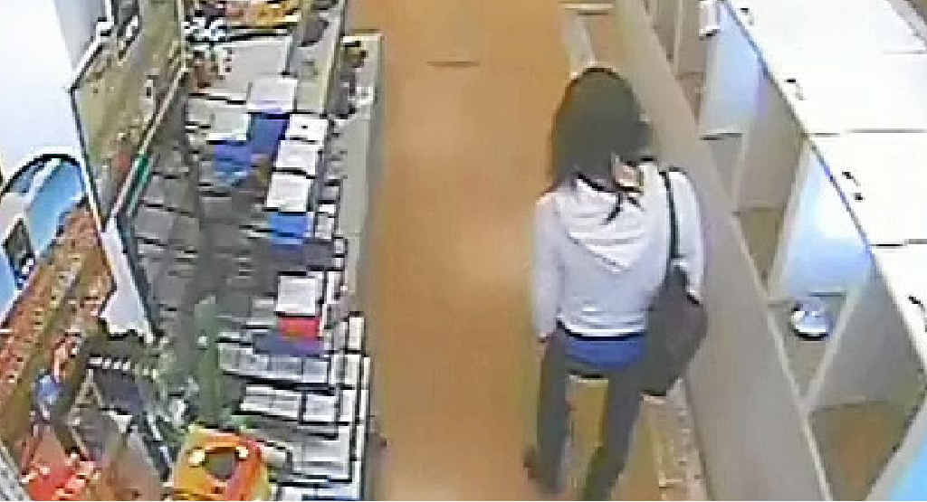 Security footage from Everything Animal where two teenage girls stole a small python. Security footage from Everything Animal where two teenage girls stole a small python.