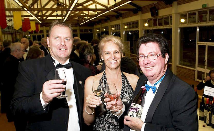Taste-testing some brilliant Mediterranean-style wines at the RASQ Wine Show are (from left) Simon and Lyn Howell with Kerry Robinson. Taste-testing some brilliant Mediterranean-style wines at the RASQ Wine Show are (from left) Simon and Lyn Howell with Kerry Robinson.
