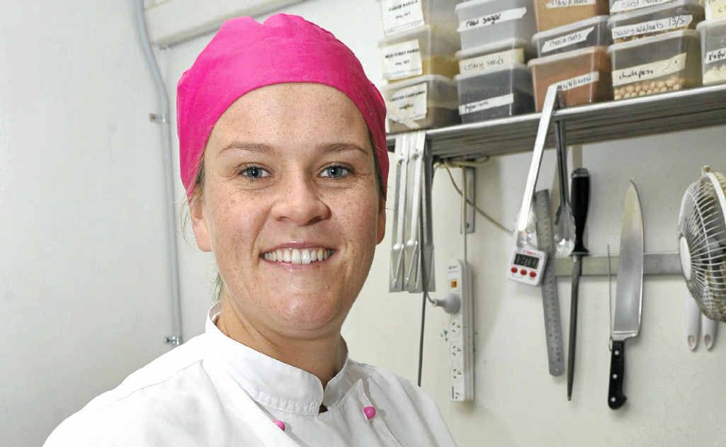 Tess Kilgariff, chef and business owner of Stork To Your Fork in Brunswick Heads, cooking for young mums who have just had a baby. Tess Kilgariff, chef and business owner of Stork To Your Fork in Brunswick Heads, cooking for young mums who have just had a baby.