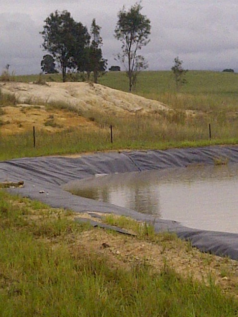 A holding pond at Woodview, west of Casino, used by coal seam gas company Metgasco to store waste water.By Scott Harlum/ Northern Star A holding pond at Woodview, west of Casino, used by coal seam gas company Metgasco to store waste water.By Scott Harlum/ Northern Star
