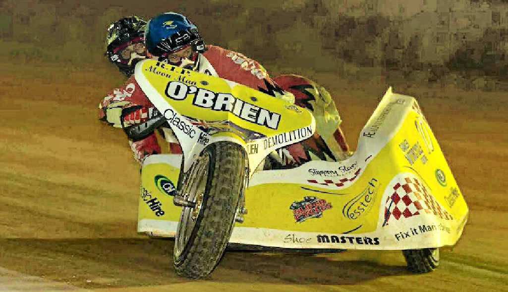 Glenn O'Brien and Aaron Maynard were meant to compete at the 2012 Australian speedway sidecar titles at Maryborough in May. Glenn O'Brien and Aaron Maynard were meant to compete at the 2012 Australian speedway sidecar titles at Maryborough in May.