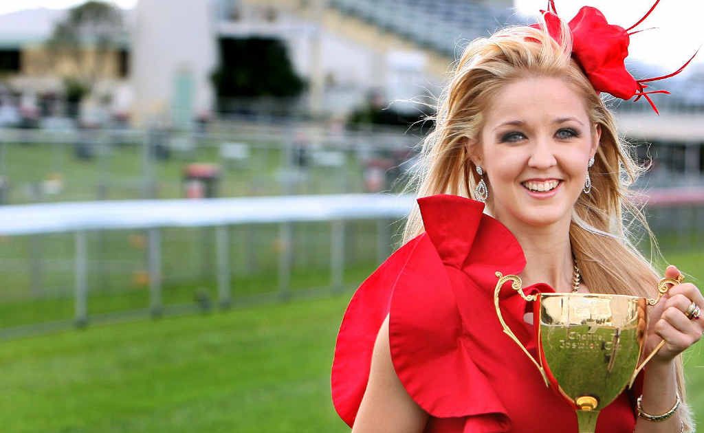 Ashlee Evans with the 2012 Ipswich Cup. Will Colin Firth be presenting it to the winner? Ashlee Evans with the 2012 Ipswich Cup. Will Colin Firth be presenting it to the winner?