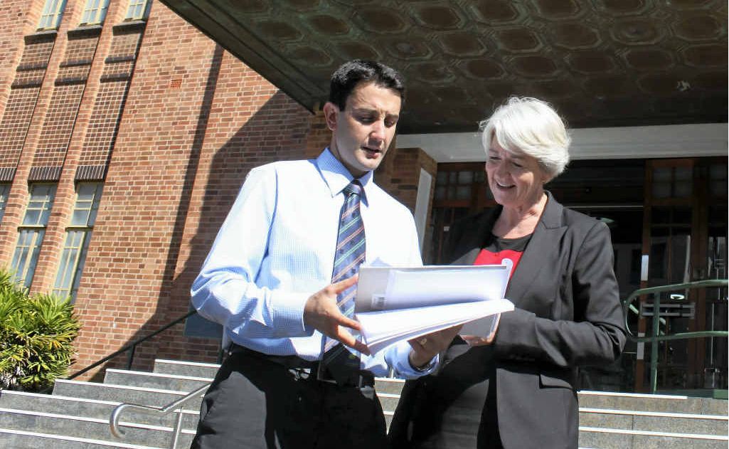 Local Government minister David Crisafulli with Mayor Margaret Strelow. Local Government minister David Crisafulli with Mayor Margaret Strelow.