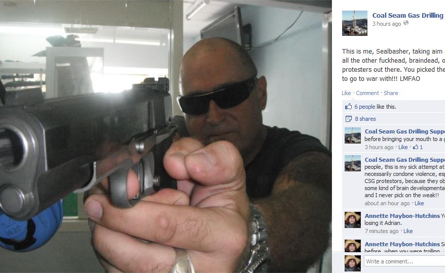 Adrian Nygaard, who also goes by the name Seal Basher post on Facebook. Adrian Nygaard, who also goes by the name Seal Basher post on Facebook.