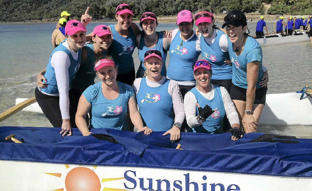 The Mooloolaba's open women's crew claimed victory in the Hamilton Island Cup 42km marathon race. The Mooloolaba's open women's crew claimed victory in the Hamilton Island Cup 42km marathon race.