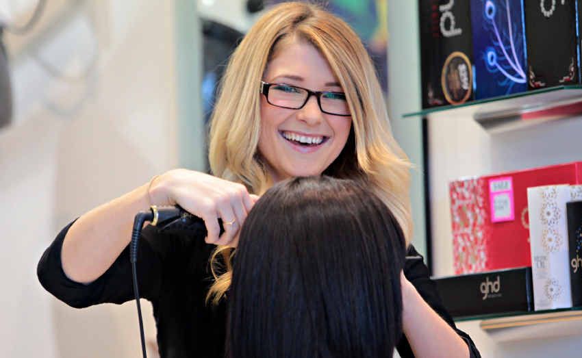 Senior hair stylist Renee Peters, at Moda Fusion, loves getting to know her clients. Senior hair stylist Renee Peters, at Moda Fusion, loves getting to know her clients.
