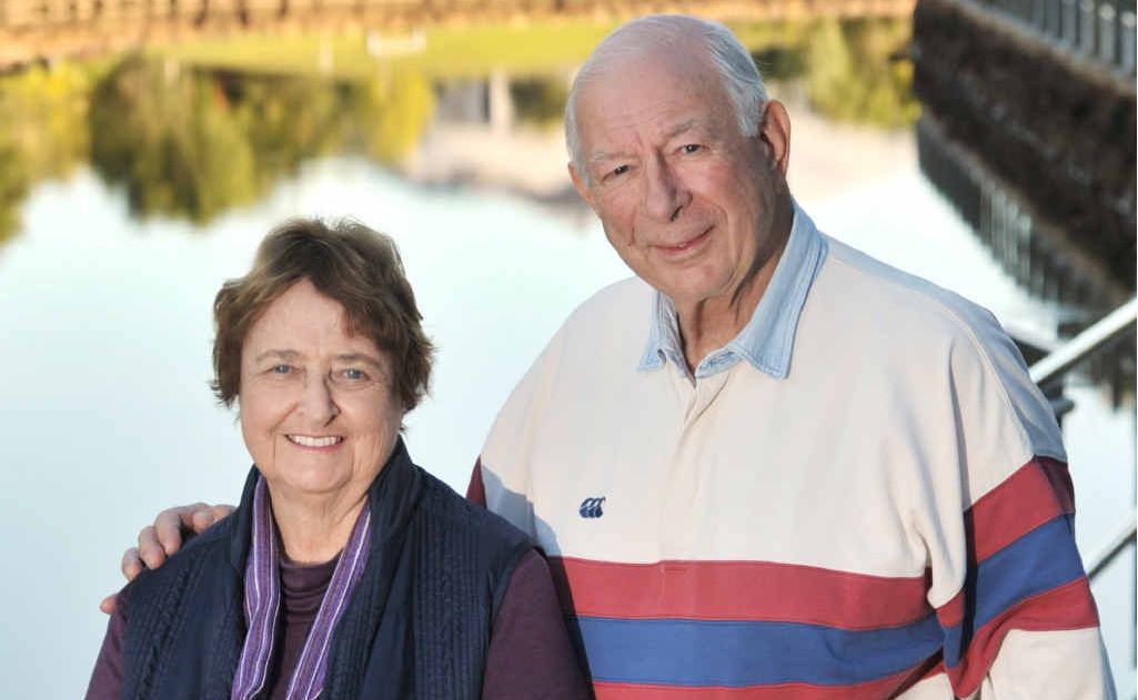 Retirees Wendy and David Sumner-Potts have been around the world, but love coming home. Retirees Wendy and David Sumner-Potts have been around the world, but love coming home.