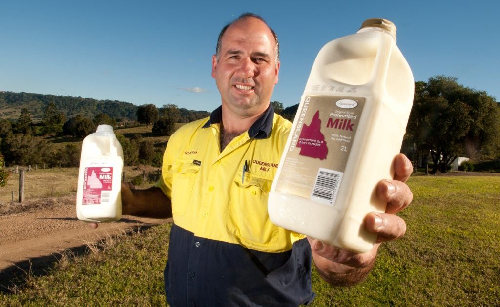 Dairy farmer Graham McIntyre secures a deal to supply local milk to Coles. Dairy farmer Graham McIntyre secures a deal to supply local milk to Coles.