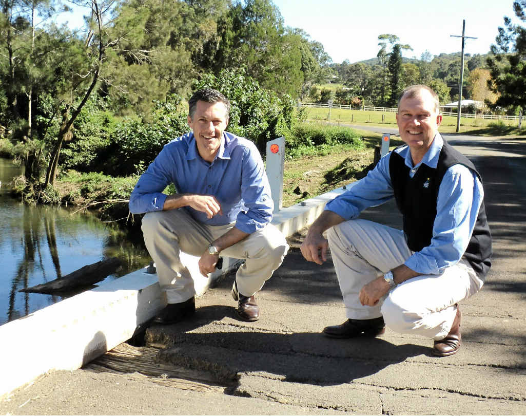 The muster is a sure thing, as Queensland Reconstruction Authority chief Graeme Newton saw when he visited Amamoor yesterday with Deputy Mayor Tony Perrett.