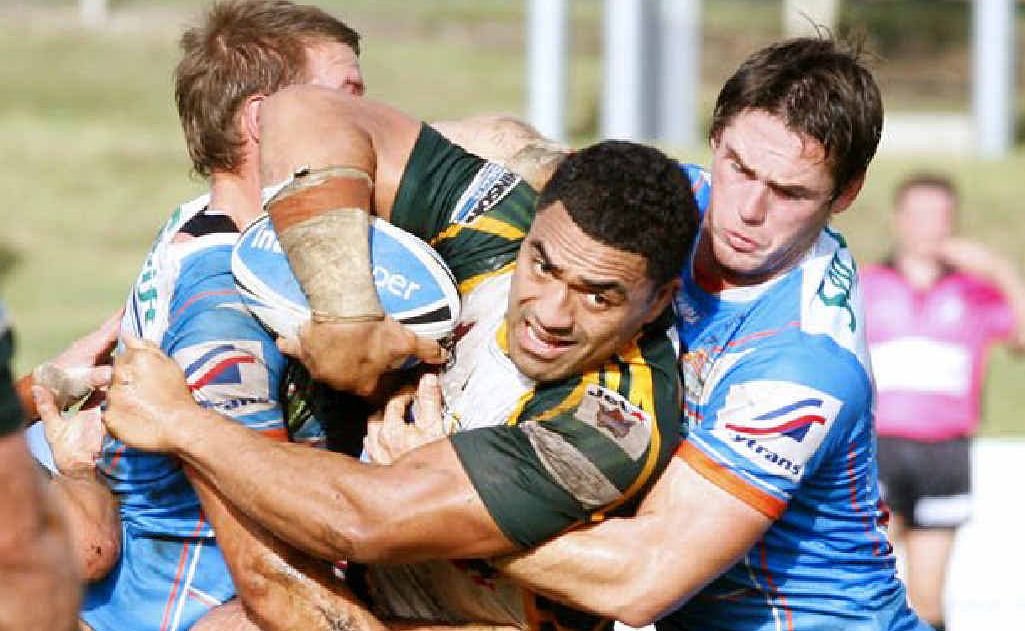 Ipswich Jets strongman Lorenzo Maafu. Ipswich Jets strongman Lorenzo Maafu.