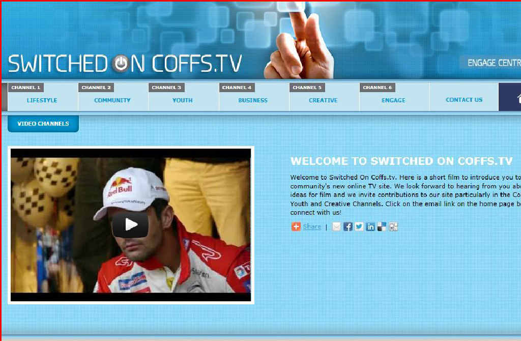 People can turn to the Coffs Coast through the new Coffs.tv online channel. 