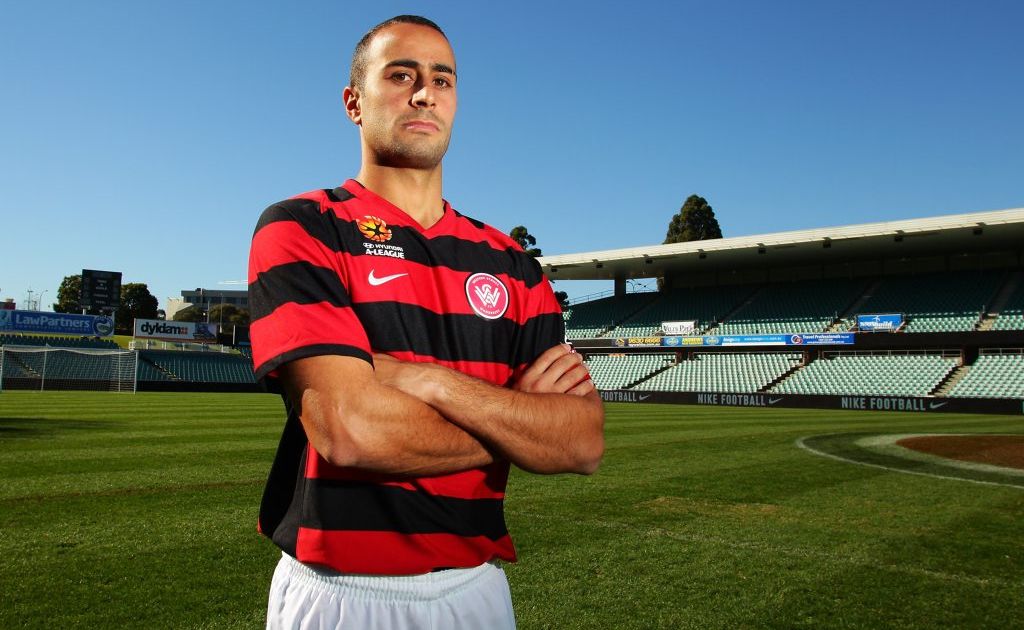 Tarek Elrich poses in the new playing strip during the launch of the new A-League team, Western Sydney Wanderers FC at Parramatta Stadium on June 25, 2012 in Sydney, Australia. Tarek Elrich poses in the new playing strip during the launch of the new A-League team, Western Sydney Wanderers FC at Parramatta Stadium on June 25, 2012 in Sydney, Australia.