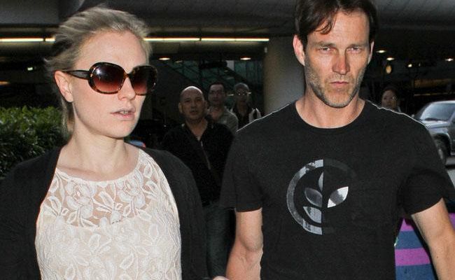 Anna Paquin and Stephen Moyer Anna Paquin and Stephen Moyer