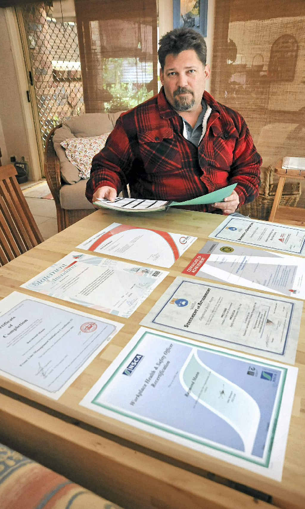 Ray Mann, of Bli Bli, is frustrated that his years of experience and qualifications in the mining industry can’t secure him a mining job. Ray Mann, of Bli Bli, is frustrated that his years of experience and qualifications in the mining industry can’t secure him a mining job.
