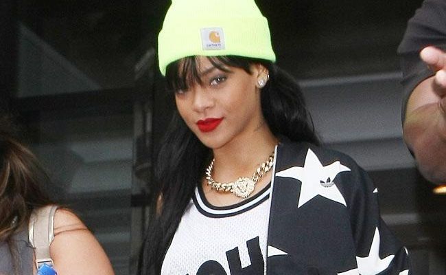 Rihanna has admitted she regularly pranks her band by putting gum in the bottom of their shoes or in their trousers and raw fish in their luggage. Rihanna has admitted she regularly pranks her band by putting gum in the bottom of their shoes or in their trousers and raw fish in their luggage.