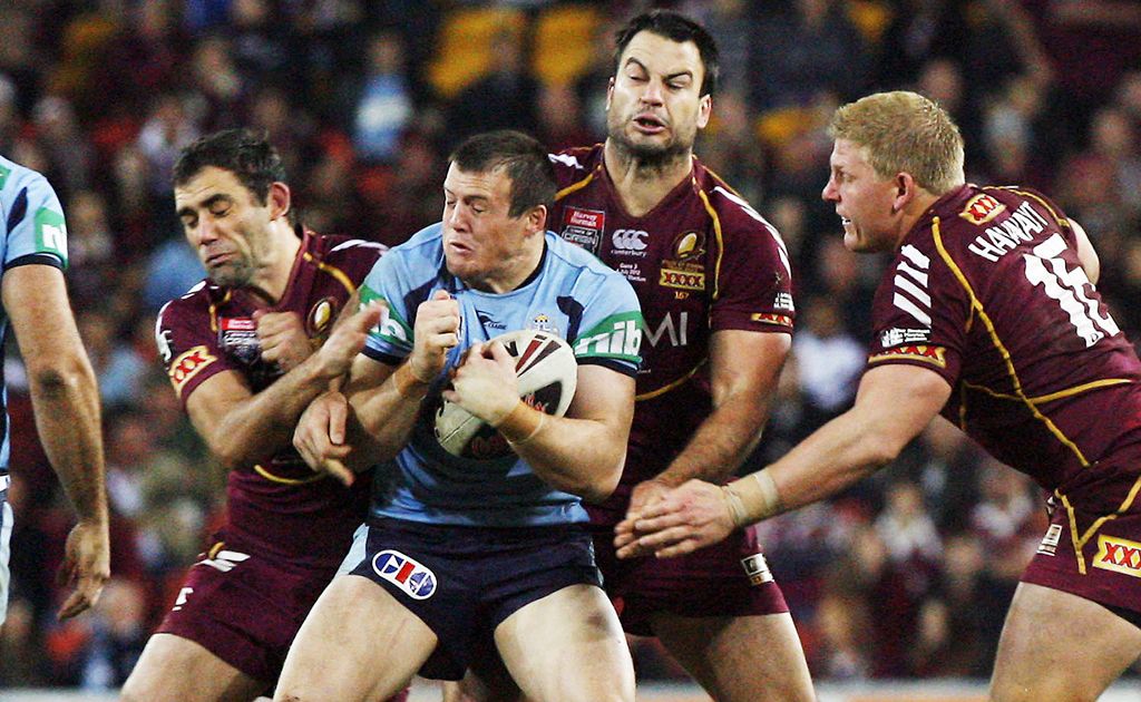Action from last year's State of Origin series. Action from last year's State of Origin series.