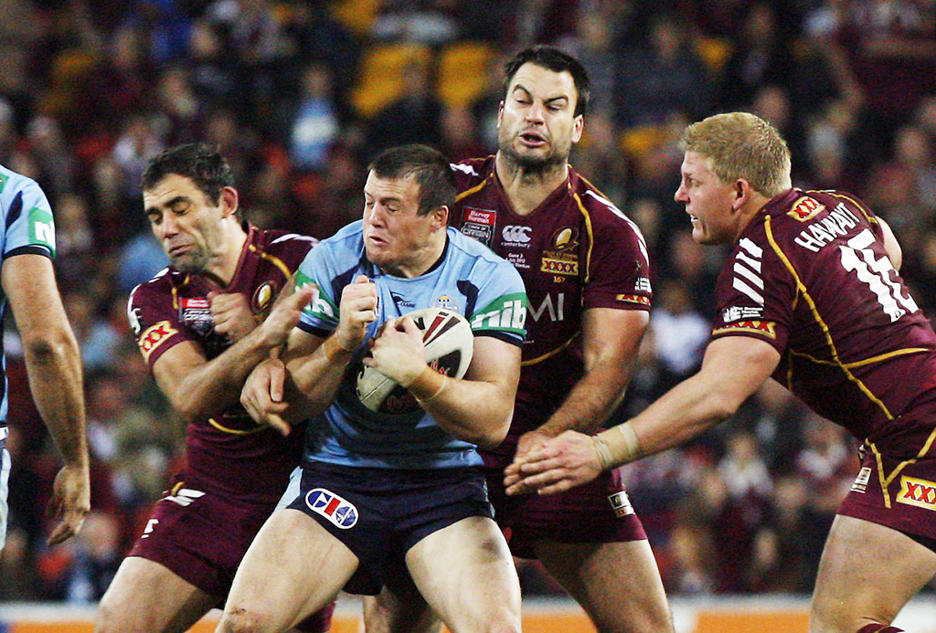 Action from last year's State of Origin series. Action from last year's State of Origin series.