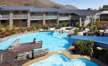 Guests enjoy warm suites and gorgeous mountain views at Wyndam Vacation Resorts in Wanaka. Guests enjoy warm suites and gorgeous mountain views at Wyndam Vacation Resorts in Wanaka.