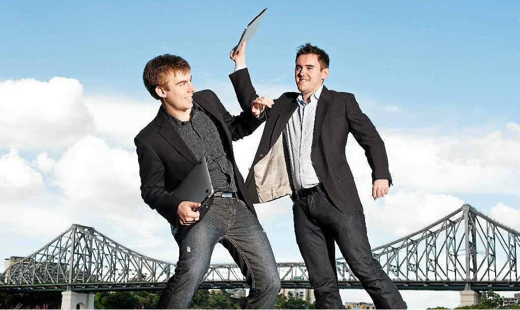 Bundaberg man Mark Cracknell, 21, and Nathan Hoad, 25, of Hervey Bay have founded a social video network. Bundaberg man Mark Cracknell, 21, and Nathan Hoad, 25, of Hervey Bay have founded a social video network.