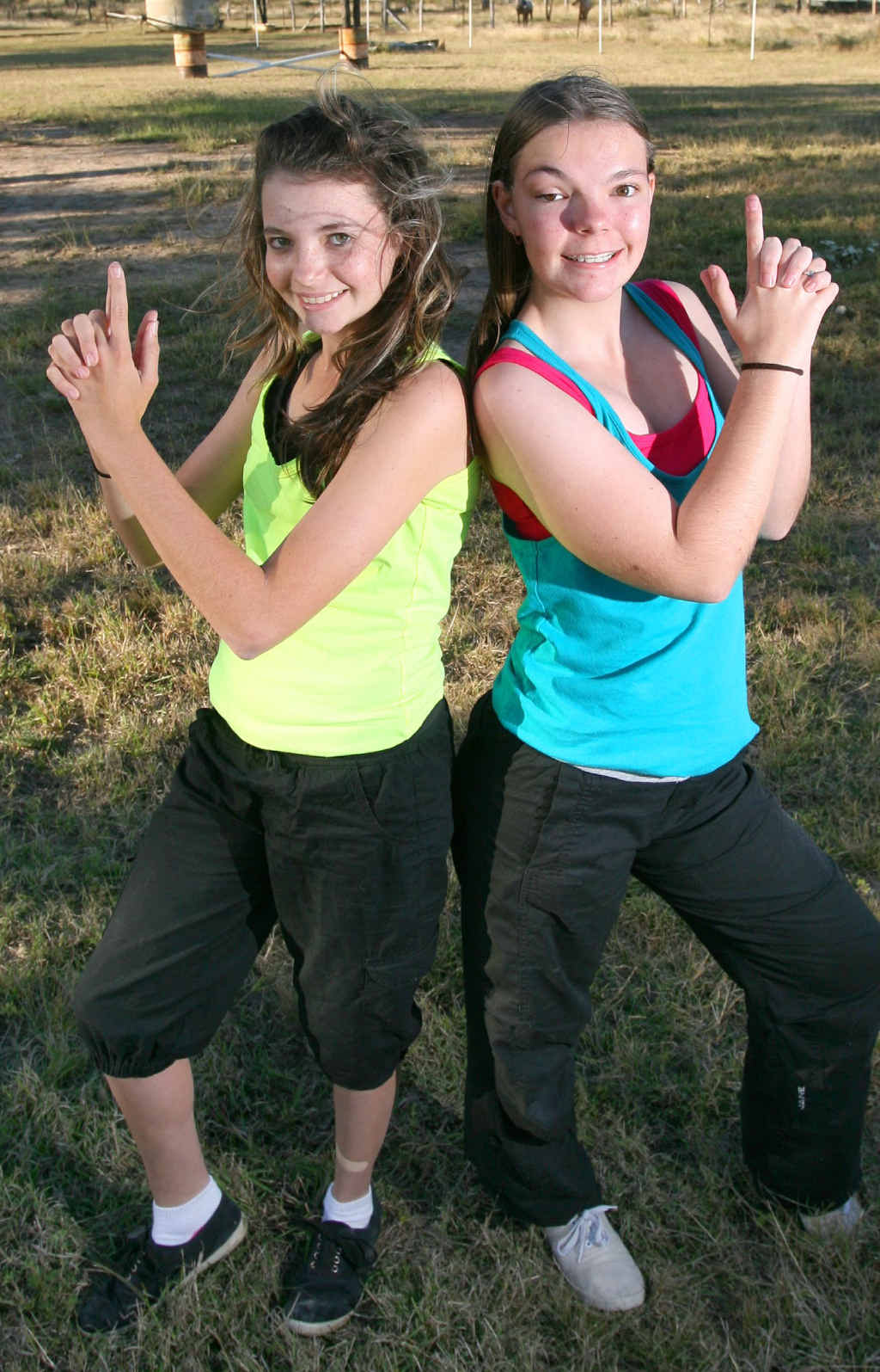 Kaylee Whitmore and Katie Rosengreen show off a few moves that landed them in the big time – a debut appearance of Disney Channel’s Let’s Dance program. Kaylee Whitmore and Katie Rosengreen show off a few moves that landed them in the big time – a debut appearance of Disney Channel’s Let’s Dance program.
