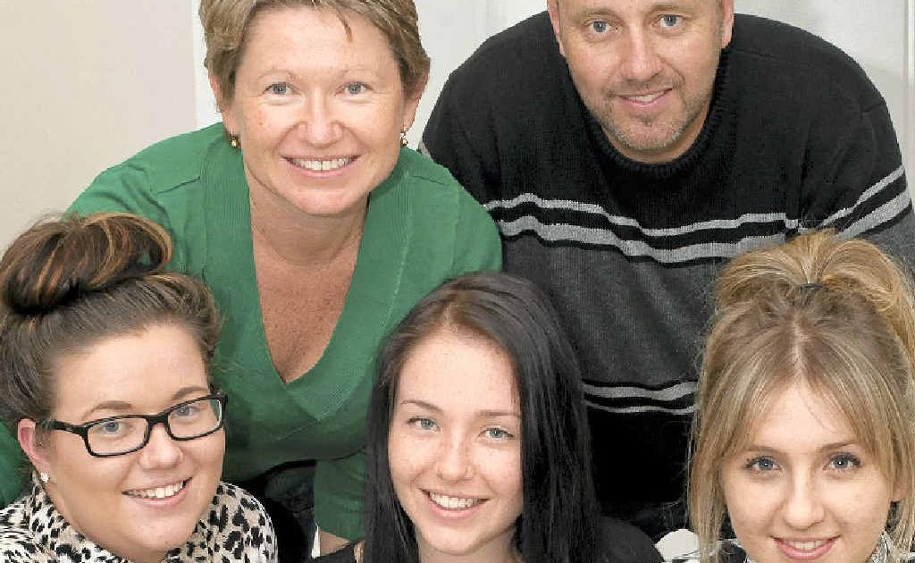 Jenelle and Ron Milligan with daughters Jade, Jessie and Rachel. Jenelle and Ron Milligan with daughters Jade, Jessie and Rachel.