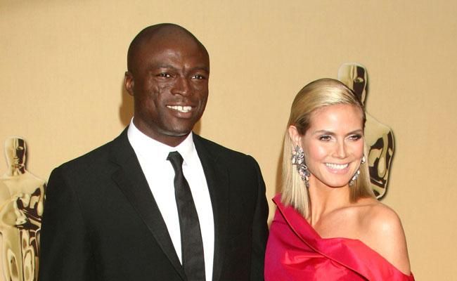 Seal and ex-wife Heidi Klum during happier times