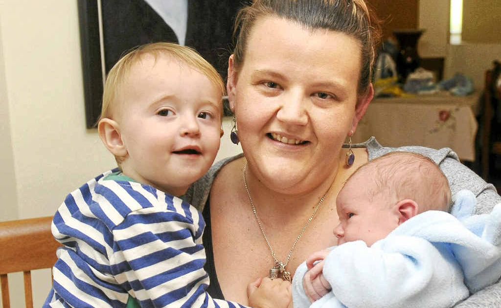 Melanie Davis of Goonellabah and children Jayden Murphy, 15 months and baby Phoenix Glenn Charles Murphy, whose father, Glenn Murphy died on January 17. Melanie Davis of Goonellabah and children Jayden Murphy, 15 months and baby Phoenix Glenn Charles Murphy, whose father, Glenn Murphy died on January 17.