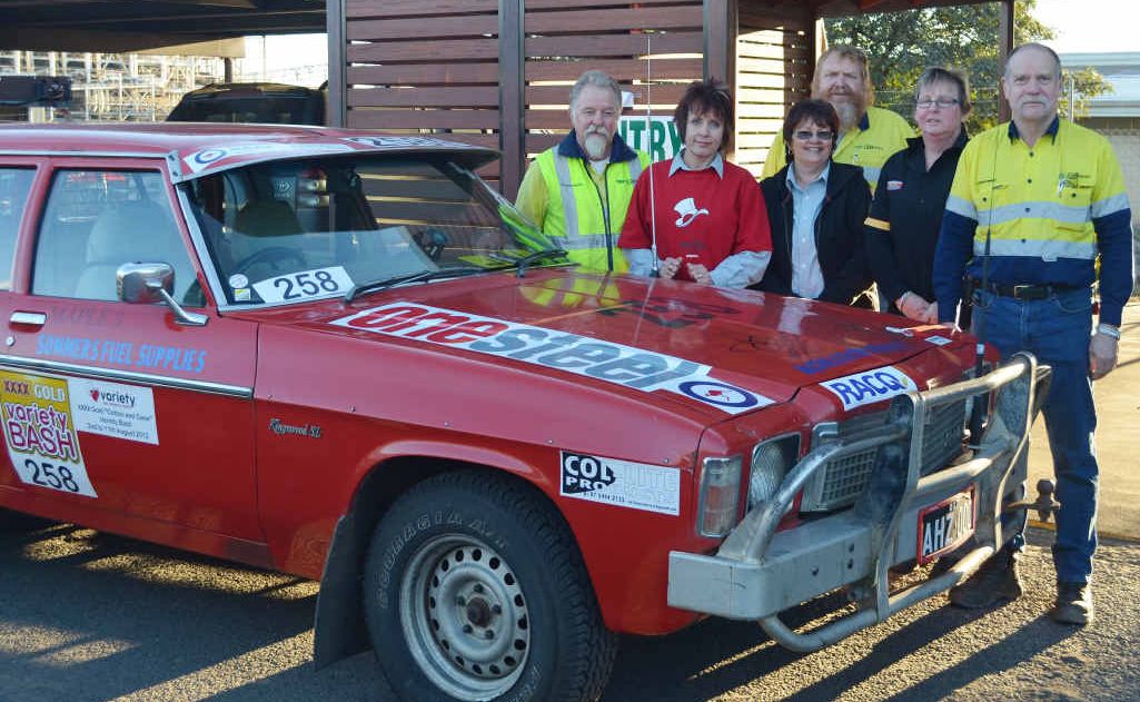 These locals fundraised by hosting a barbecue at Wesfarmers Curragh. These locals fundraised by hosting a barbecue at Wesfarmers Curragh.