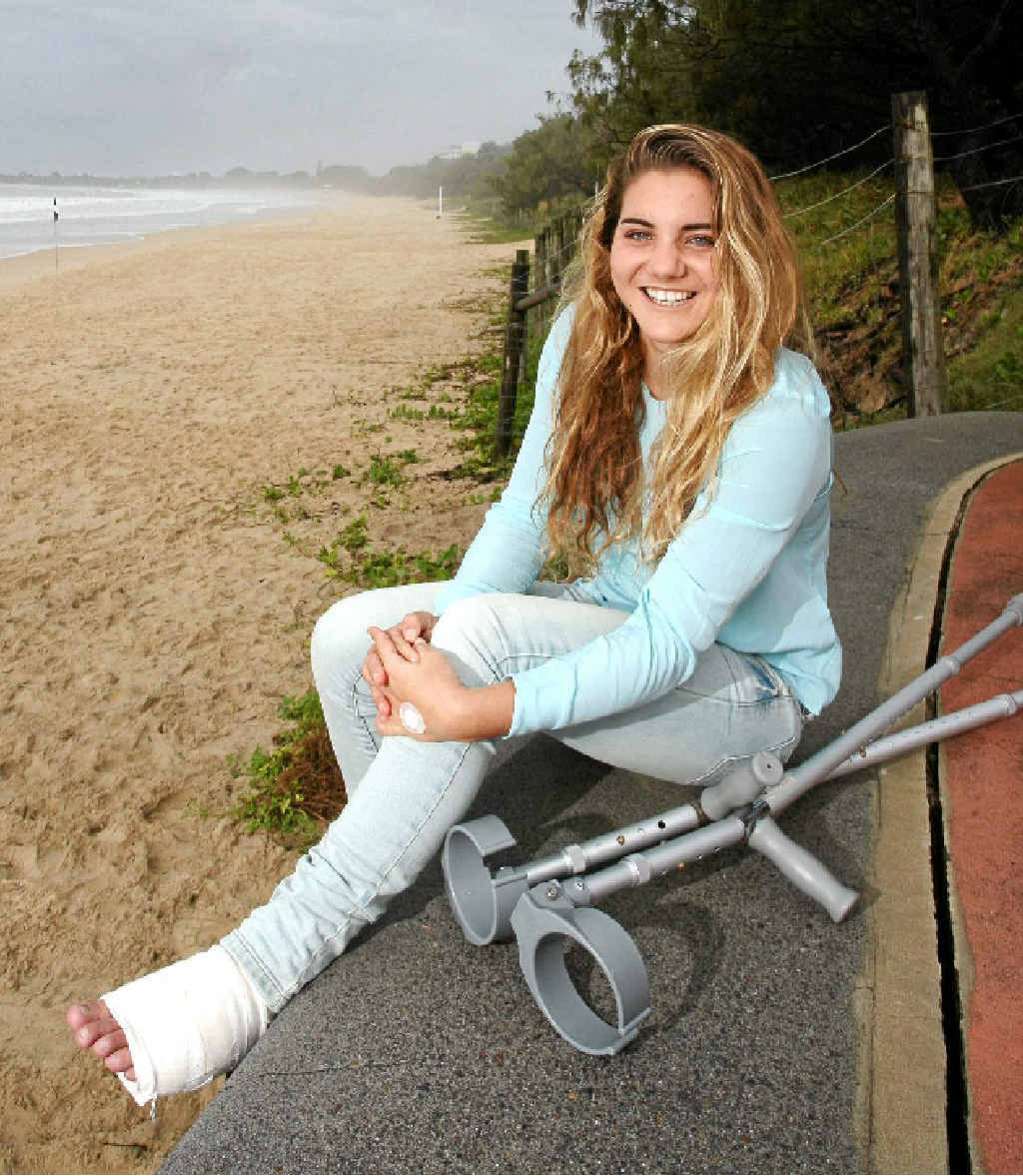Ironwoman Danielle Allen, who is recovering from foot surgery, hopes to begin training in about 10 days. Ironwoman Danielle Allen, who is recovering from foot surgery, hopes to begin training in about 10 days.